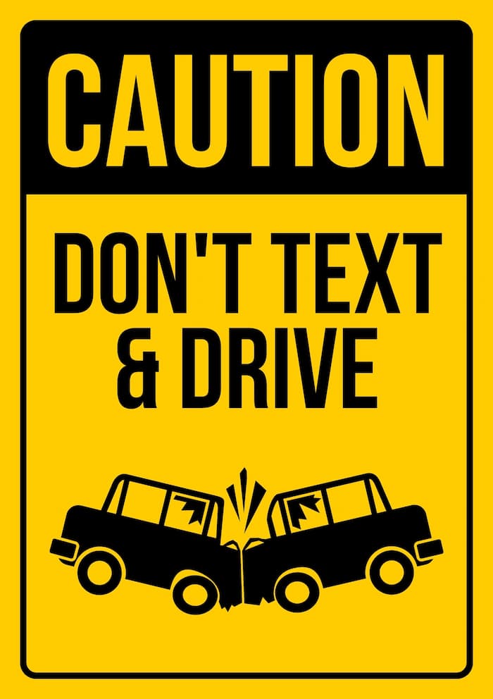 Yellow and Black sign - what to take to the drivers test